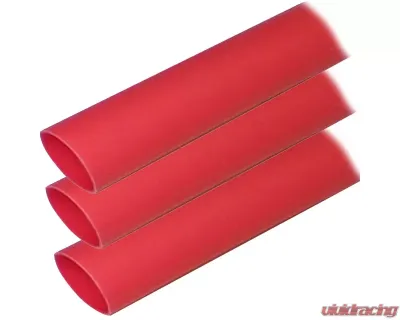 Ancor Adhesive Lined Heat Shrink Tubing (ALT) - 1" x 12" - 3-Pack - Red - 307624