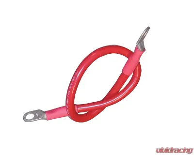 Ancor Battery Cable Assembly, 4 AWG (21mm²) Wire, 3/8" (9.5mm) Stud, Red - 32" (81.2cm) - 189135