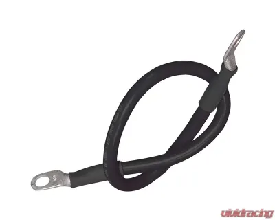 Ancor Battery Cable Assembly, 2 AWG (34mm²) Wire, 5/16" (7.93mm) Stud, Black - 48" (121.9cm) - 189146