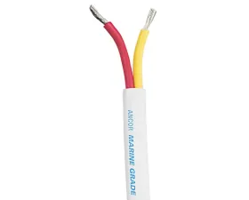 Ancor Safety Duplex Cable - 12/2 AWG - Red/Yellow - Flat - 500