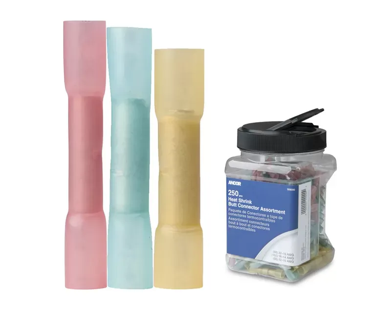 Ancor Heat Shrink Butt Connector Multi-Pack - 250-Piece - Jar - 309000