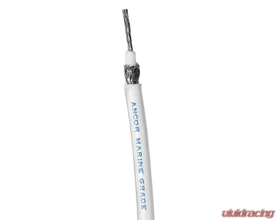 Ancor RG 8X White Tinned Coaxial Cable - Sold By The Foot - 1515-FT