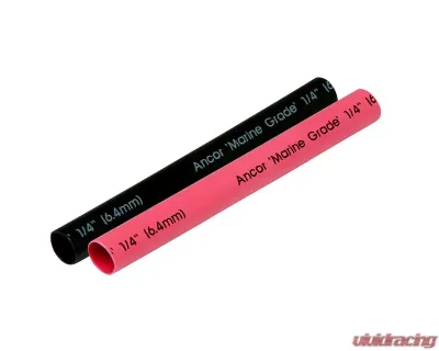 Ancor Heat Shrink Tubing 1/4" x 3" - Black &amp; Red Combo - 303602
