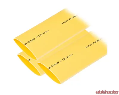 Ancor Heat Shrink Tubing 1" x 3" - Yellow - 3 Pieces - 307903