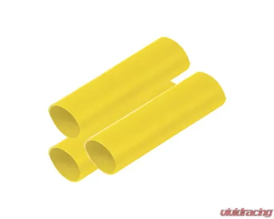 Ancor Battery Cable Adhesive Lined Heavy Wall Battery Cable Tubing (BCT) - 3/4" x 12" - Yellow - 3 Pieces - 326924