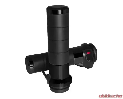 Koso Titan-X Black Heated Grips Electric Throttle Harley Davidson - AX068K00
