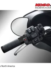 Koso Titan-X Black Heated Grips Electric Throttle Harley Davidson                                     - AX068K00 - Image 2