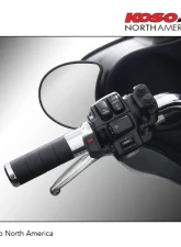 Koso Titan-X Chrome Heated Grips Electric Throttle Harley Davidson                                     - AX068M00 - Image 2