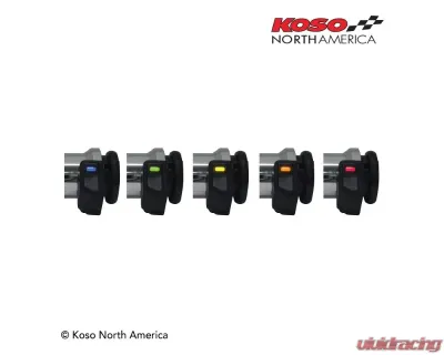 Koso Titan-X Chrome Heated Grips Electric Throttle Harley Davidson - AX068M00
