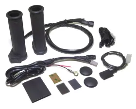 Koso Apollo Snowmobile and ATV Heated Grips With Throttle Warmer