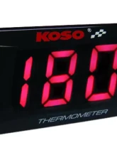 Koso Super Slim Style  Red Fahrenheit Thermometer                                     - BA024R10 - Image 3