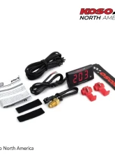 Koso Super Slim Style  Red Fahrenheit Thermometer                                     - BA024R10 - Image 3