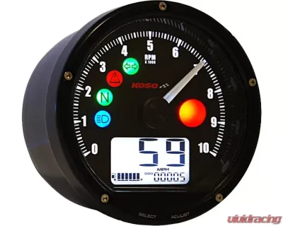 Koso TNT-01 Black Multifunction Meter - BA035K00
