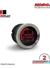 Koso HD-02OT Black Oil Temperature Meter Harley Davidson 2004-2013                                     - BA050510 - Image 3