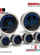 Koso HD-02 6 Pieces Kit Silver Bezel Harley Davidson FLHT | FLHX | FLTR 2004-2013                                     - BA050901 - Image 2