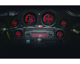 Koso HD-02 6 Pieces Kit Black Bezel Harley Davidson FLHT | FLHX | FLTR 2004-2013