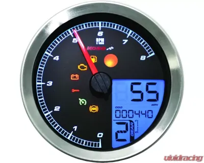 Koso HD-04 4 Inch Silver Multifunction Meter Harley Davidson XL1200X Forty-Eight 2019 - BA051221