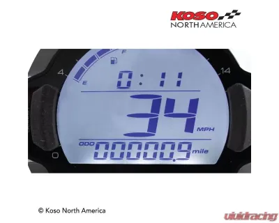 Koso DL-03SR GP Style Multifunction Meter - BB642W20