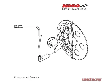 Koso D6mm x H5mm Speed Sensor Magnet - BF010700-1