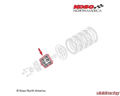 Koso Hi-Tension Clutch Springs Honda Grom | Monkey 2018-2021 - FT623001