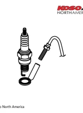 Koso 0-150 Degree Celcius Black Connector Cylinder Head Temp Sensor                                     - K1000R14 - Image 3