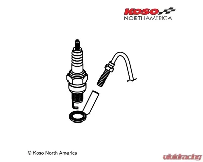 Koso 0-150 Degree Celcius Black Connector Cylinder Head Temp Sensor - K1000R14
