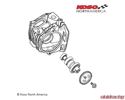 Koso Performance Camshaft Honda MSX125 Grom 2013-2018 - MM623002