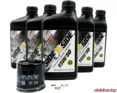Klotz 15W50 Side x Side Oil Change Kit Yamaha YXE1000 | YXF 1000 2021-2023 - KU-107