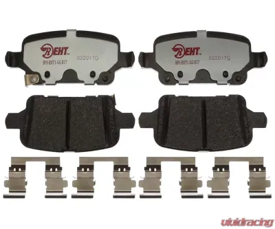 Raybestos Element3 Hybrid Brake Pad Set Chevrolet Rear EHT1857H - EHT1857H