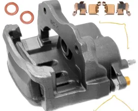 Raybestos R-Line Reman Semi-Loaded Caliper & Bracket Assembly Lexus Front Left FRC10600