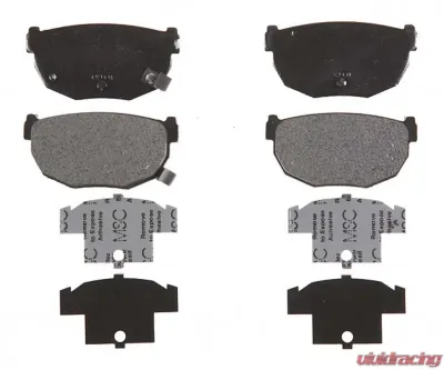 Raybestos Element3 Metallic Brake Pad Set Nissan Rear PGD272M - PGD272M