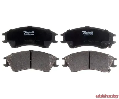 Raybestos Element3 Ceramic Brake Pad Set Subaru Justy Front 1990-1995 PGD498C - PGD498C