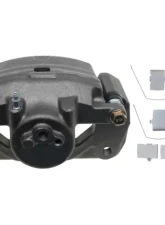 Raybestos R-Line Reman Semi-Loaded Coated Caliper & Bracket Assembly Front Left FRC11909C                                     - FRC11909C - Image 2