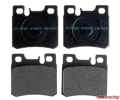 Raybestos Service Grade Metallic Brake Pad Set Mercedes-Benz Rear SGD427M - SGD427M