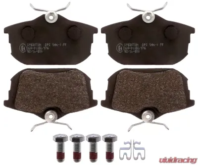 Raybestos European Metallic Brake Pad Set Volvo Rear SP838EUH - SP838EUH