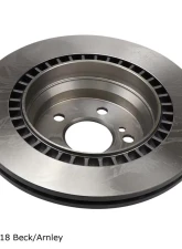 Beck/Arnley Disc Brake Rotor 083-3665                                     - 083-3665 - Image 3