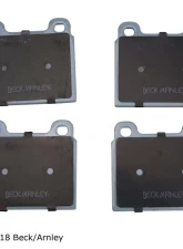 Beck/Arnley Disc Brake Pad Set 085-0258                                     - 085-0258 - Image 3