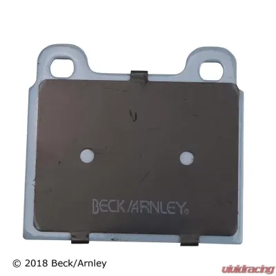 Beck/Arnley Disc Brake Pad Set 085-0258 - 085-0258