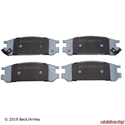 Beck/Arnley Disc Brake Pad Set 085-1378 - 085-1378