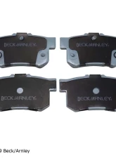Beck/Arnley Disc Brake Pad Set 085-1498                                     - 085-1498 - Image 3
