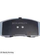 Beck/Arnley Disc Brake Pad Set 085-1514                                     - 085-1514 - Image 2