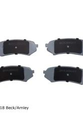 Beck/Arnley Disc Brake Pad Set 085-1571                                     - 085-1571 - Image 3