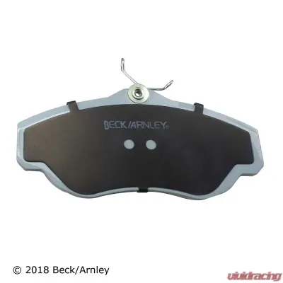 Beck/Arnley Disc Brake Pad Set 085-1587 - 085-1587