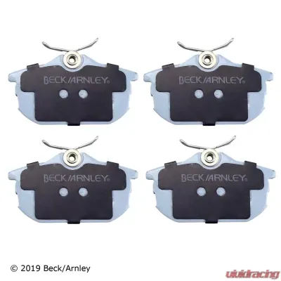 Beck/Arnley Disc Brake Pad Set 085-1665 - 085-1665