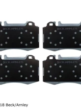 Beck/Arnley Disc Brake Pad Set 085-1666                                     - 085-1666 - Image 3