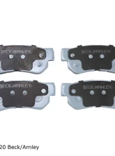 Beck/Arnley Disc Brake Pad Set 085-1672                                     - 085-1672 - Image 3