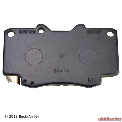 Beck/Arnley Disc Brake Pad Set 089-1391 - 089-1391