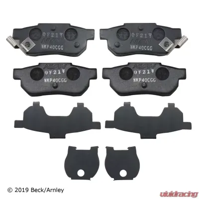 Beck/Arnley Disc Brake Pad Set 089-1431 - 089-1431