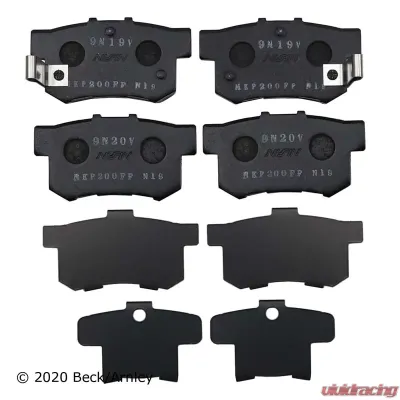 Beck/Arnley Disc Brake Pad Set 089-1467 - 089-1467