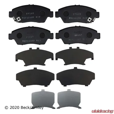 Beck/Arnley Disc Brake Pad Set 089-1482 - 089-1482